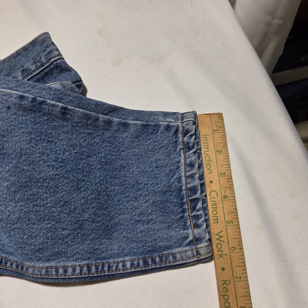 Levis 512 Slim Fit Tapered Leg Jeans Blue High Rise Vintage 9M 512-0217 - Picture 8 of 8